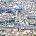 View of Conciergerie, Sainte-Chapel and Centre Pompidou